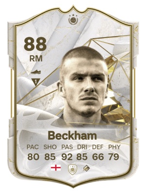 David Beckham's ICON card in EA FC 24