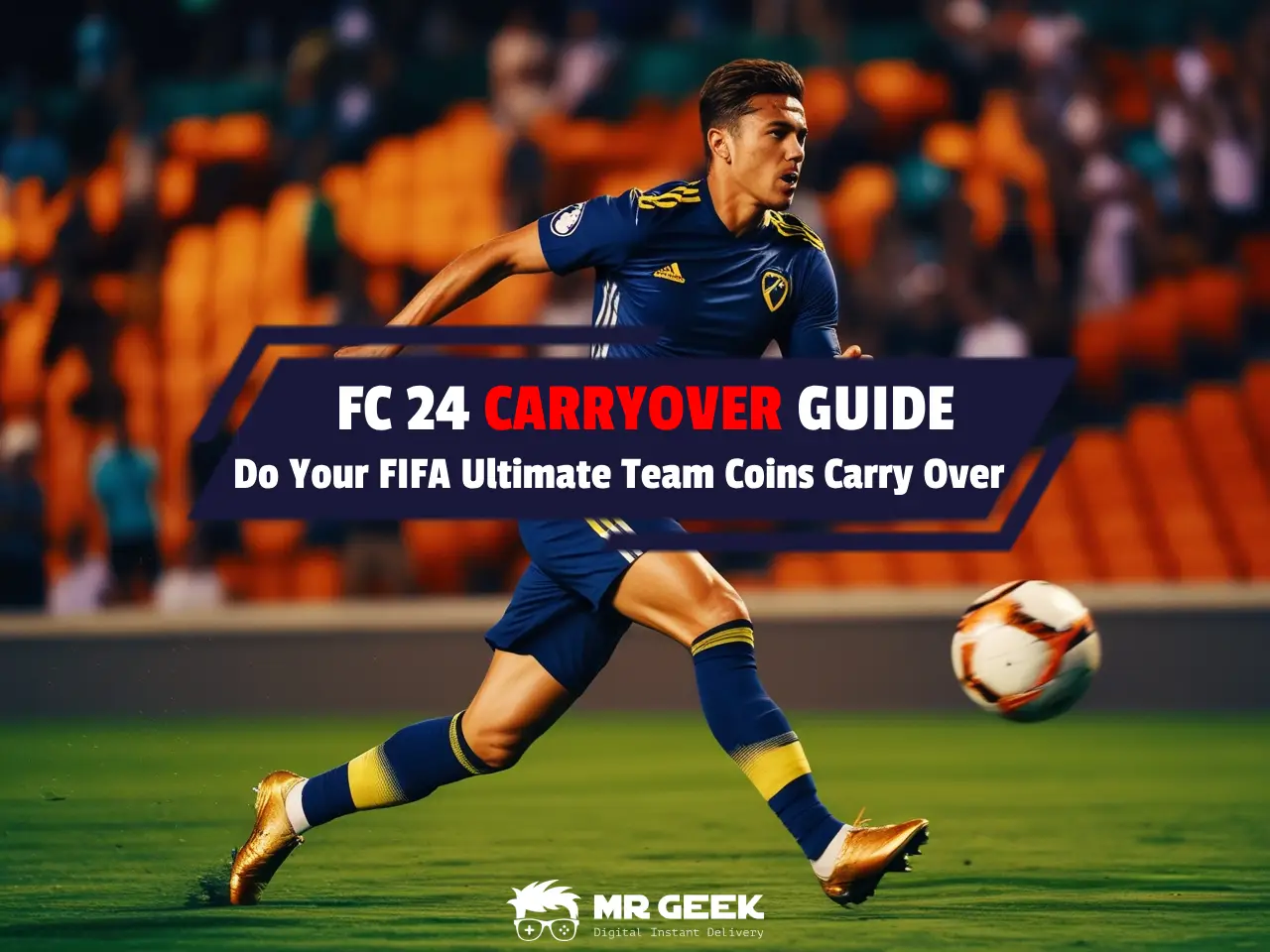 Diagramm, das übertragbare und nicht übertragbare Gegenstände von FIFA 23 zu EA Sports FC 24 zeigt, einschließlich FUT Club-Profile, FIFA-Punkte, FUT-Münzen, Kartenobjekte und mehr.